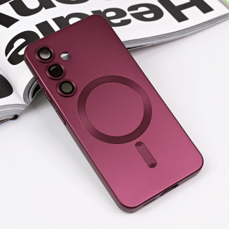 Maska(futrola) Magsafe Chrome za Samsung S921B Galaxy S24 bordo