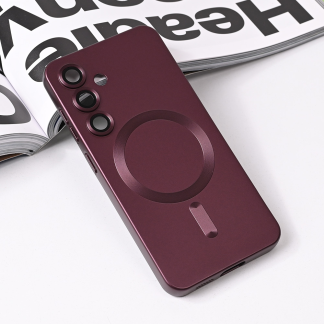 Maska Magsafe Chrome za Samsung S931B Galaxy S25 bordo