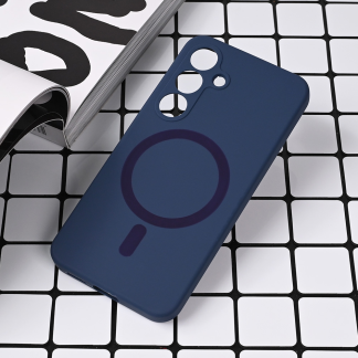 Maska(futrola) Magsafe Pure color za Samsung S931B Galaxy S25 tamno plava