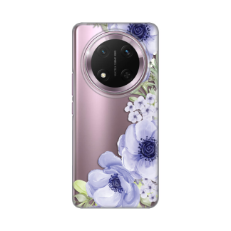 Maska Silikonska Print Skin za Honor Magic 7 Lite Blue Roses