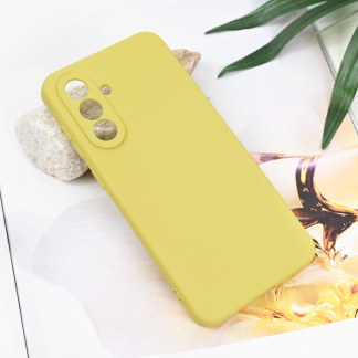 Maska(futrola) Teracell Soft Velvet za Samsung A566B Galaxy A56 5G zuta