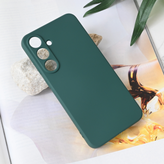 Maska(futrola) Teracell Soft Velvet za Samsung S936B Galaxy S25 Plus tamno zelena