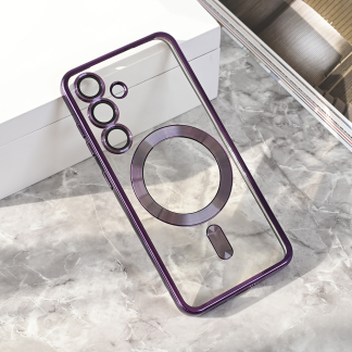 Maska(futrola) Magsafe Lux za Samsung S931B Galaxy S25 ljubicasta