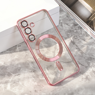 Maska(futrola) Magsafe Lux za Samsung S931B Galaxy S25 roze