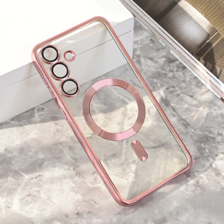 Maska(futrola) Magsafe Lux za Samsung S936B Galaxy S25 Plus roze