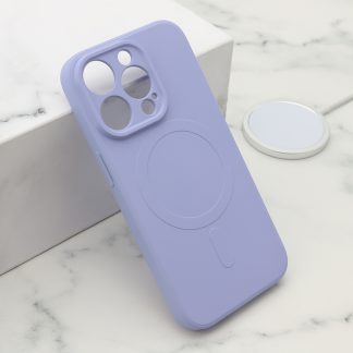 Futrola VELVET TOUCH MagSafe za iPhone 15 Pro (6.1) ljubicasta