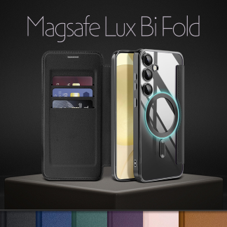 Maska(futrola) Magsafe Lux Bi Fold za Samsung S918B Galaxy S23 Ultra crna