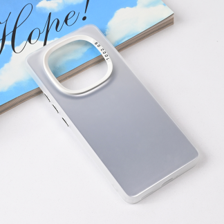 Maska(futrola) Clear za Xiaomi Redmi Note 14 Pro Plus srebrna