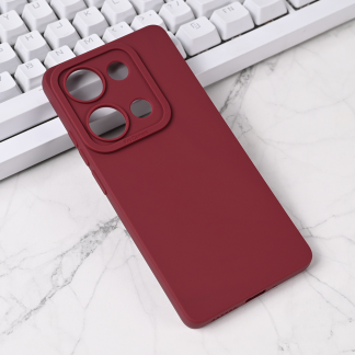 Maska(futrola) Silikon Pro Camera za Xiaomi Redmi Note 14s bordo