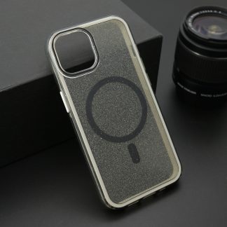 Futrola CRYSTAL MagSafe za iPhone 13 (6.1) crna