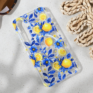 Maska(futrola) Print Magsafe za Samsung S931B Galaxy S25 Mediteran Lemon