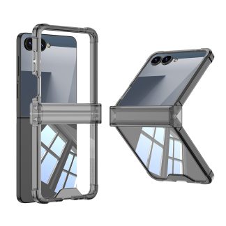 Maska TRANSPARENT COLOR LINE za Samsung F751B Galaxy Z Flip 7 5G crna (GKK case)