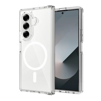 Futrola STANDARD MagSafe za Samsung F966B Galaxy Z Fold 7 providna (bela)