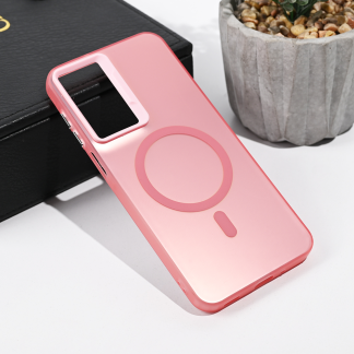 Maska(futrola) Magsafe Clear za Samsung A175 Galaxy A17 roze