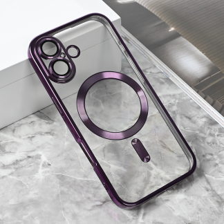 Maska(futrola) Magsafe Lux za iPhone 17 6.3 ljubicasta