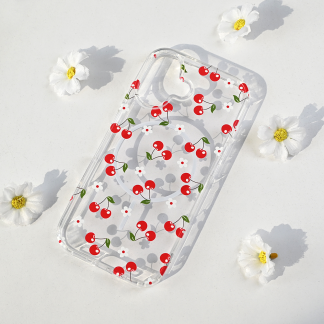 Maska(futrola) Print Magsafe za iPhone 17 6.3 Cute Cherries