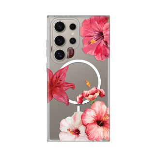 Maska(futrola) Print Magsafe za Samsung S918B Galaxy S23 Ultra Hibiscus