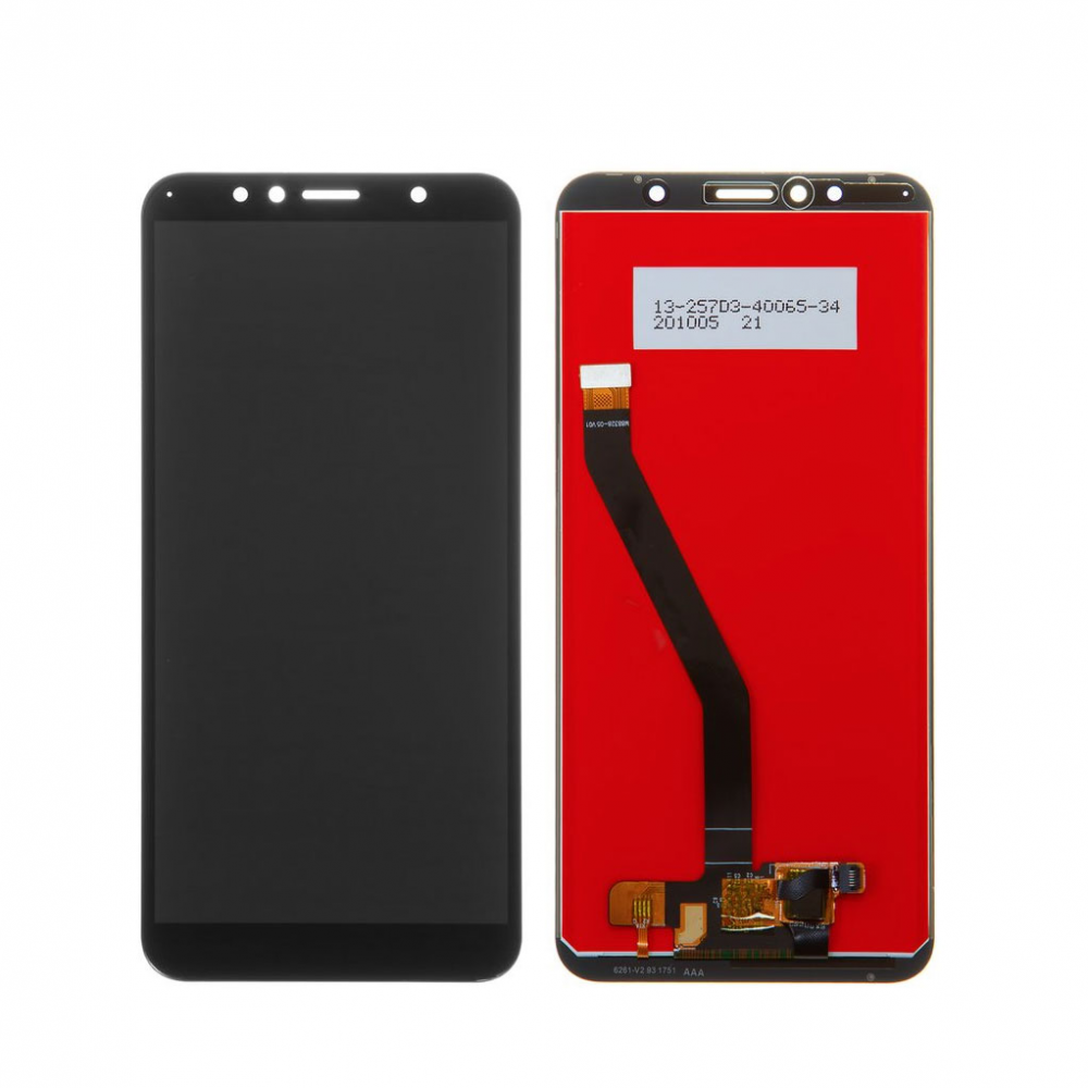 Cover Nodigo A Libro Per Huawei Y6 2018/Honor 7A Con Portafoglio E Cordino - Design Kawaii Gatto Limone