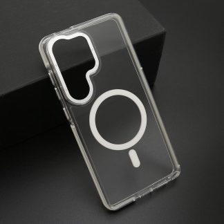 Maska TRANSPARENT LOOK MagSafe za Samsung S948B Galaxy S26 Ultra 5G bela
