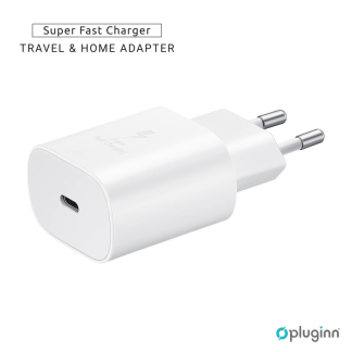 Kucni Punjac Pluginn AJ-25 KP-614C PD Fast 25W za Samsung beli CE