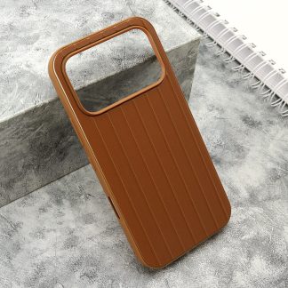 Maska URBAN STRIPE za Honor 600/Honor 600 Pro braon