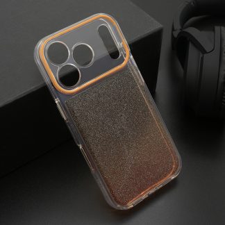 Maska OMBRE GLITTER za iPhone 17 Pro (6.3) narandzasta