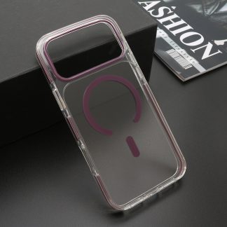 Maska COLOR CLEAR MagSafe za iPhone 17 Pro Max (6.9)/iPhone 18 Pro Max (6.9) ljubicasta