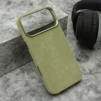Maska PRESTIGE LEATHER MagSafe za iPhone 17 Pro Max (6.9)/iPhone 18 Pro Max (6.9) zelena